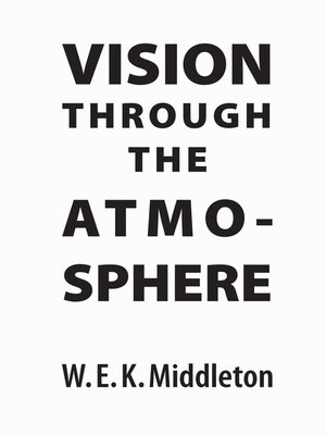 cover image of Vision Through the Atmosphere